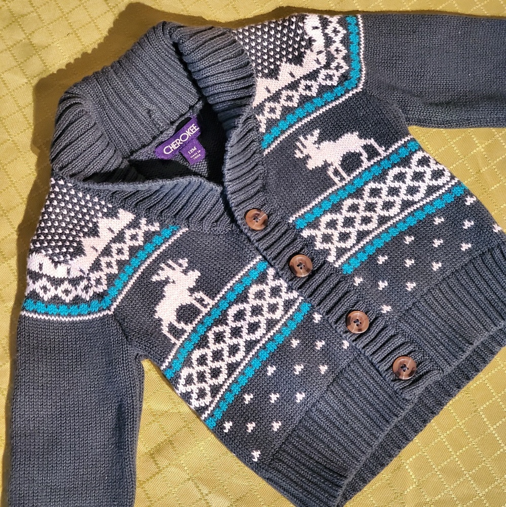 Cherokee Boys Sweater Size 12 Months